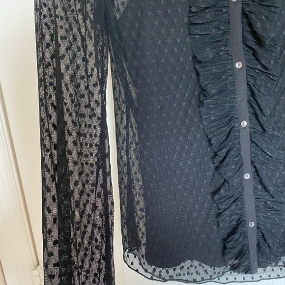 🖤 Black button up joie top - Picture 6 of 6